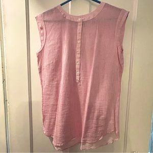 Pink Striped Blouse by Talbots